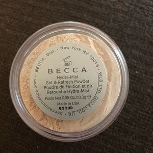 NEW Becca hydra mist and refresh powder